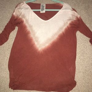 Free People Women's Ombre Knitted Top Size S Tee